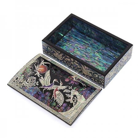 자개 명함함 송학 수동 명함함 #3