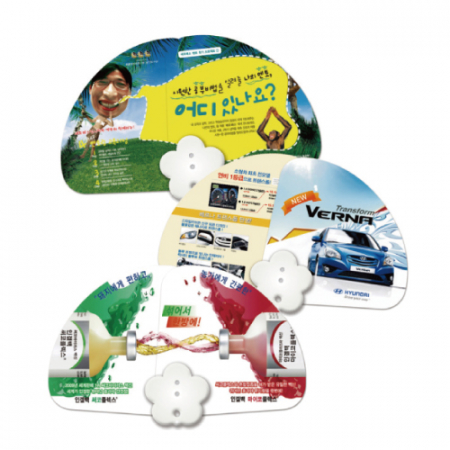 2단 꽃자루 부채 #2