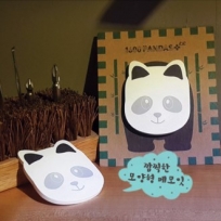 판다 간지형 점착 메모잇 // 주문제작형