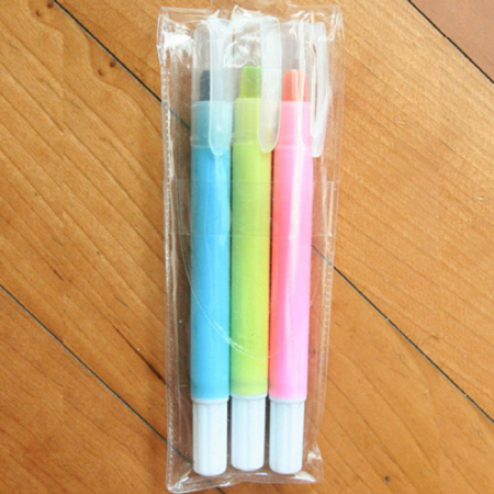 뉴 파스텔 고체 형광펜 3P 세트 (국산) #2