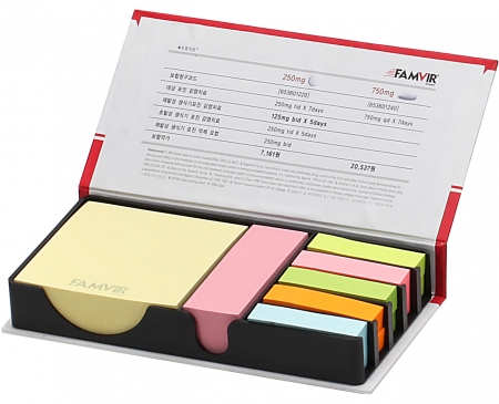 양장 메모함 (대) 5색지형 / 200매 #2