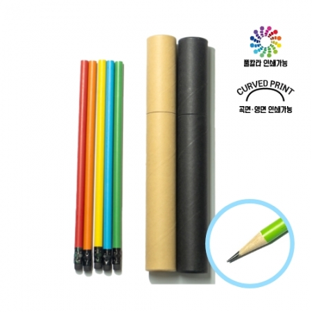 파스텔 디오네 지우개연필 5본입 원통세트 #2