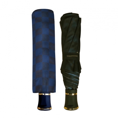 발렌타인 3단 55x8 폰지 체스판 우산 #2