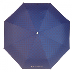 발렌타인 3단 55x8 폰지 체스판 우산