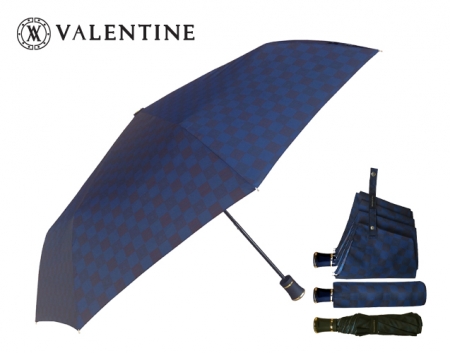 발렌타인 3단 55x8 폰지 체스판 우산 #3