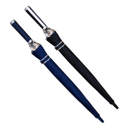 발렌타인 장 60 x 14 자동FRP 폰지 체크 바이어스 우산 #2