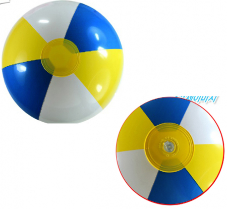 삼색 비치볼 노랑 38CM~40CM #2