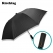 키르히탁 2단 검정 폰지 우산