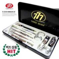 쓰리세븐 TS-037CR 크롬 손톱깎이 세트