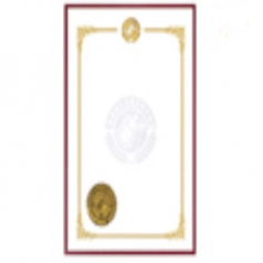 상장 내지 테두리 마크 금박 이중베다