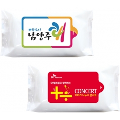 뉴행복 물티슈 화이트 30매 매직 물티슈