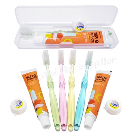 치과용 크리스탈캡 미세모 + 페리오 + 치실 / 칫솔 치약 #3