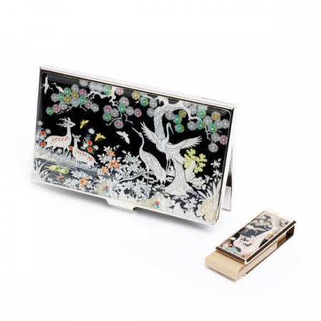 자개 USB 2종 세트 사슴송학 8G #2