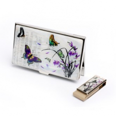 자개 USB 2종 세트 난초문 8G