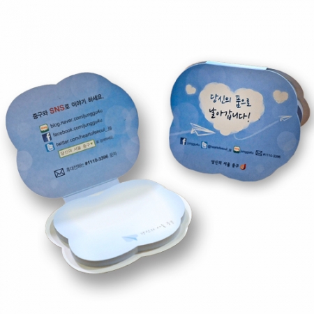 뭉게 구름 메모잇 (주문제작형) #3