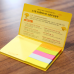 작은이미지: 수첩형 메모잇 형광 오색지 대 2쪽 (주문제작형) #2