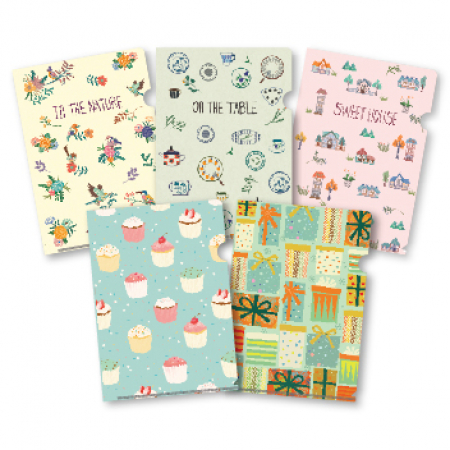 신학기 패턴디자인 5종 L홀더화일 #2