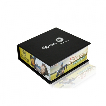 고급 양장 측면 컬러 전사 점착메모지 #2