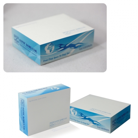 큐브형 측면 컬러 전사 점착메모지 #4