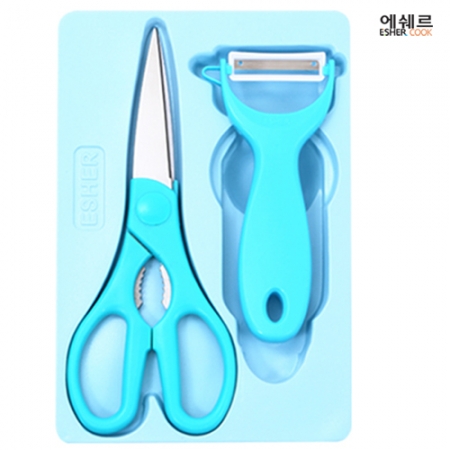 에쉐르 편한 주방가위+야채칼 2P세트 #3