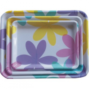 멜라민 쟁반, 신직사각 코스모스 3P 세트