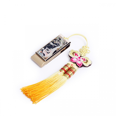 한국 전통 자개 USB 사슴송학 #2