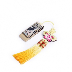 한국 전통 자개 USB 사슴송학