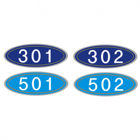 사우나 옷장 번호 / 사우나 옷장 번호표시판 #2