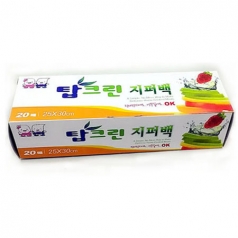 지퍼백 탑크린지퍼백 대 20매