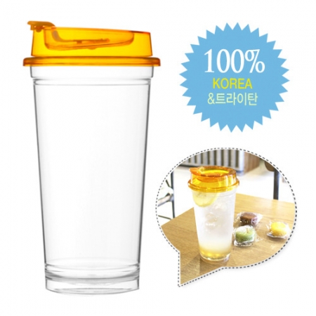 티스카페 투명 리유저블 텀블러 플립캡 #3