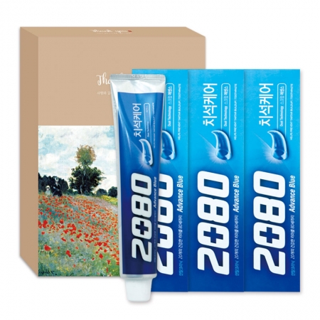 애경 2080 어드밴스 블루 치약 160g 3P #2