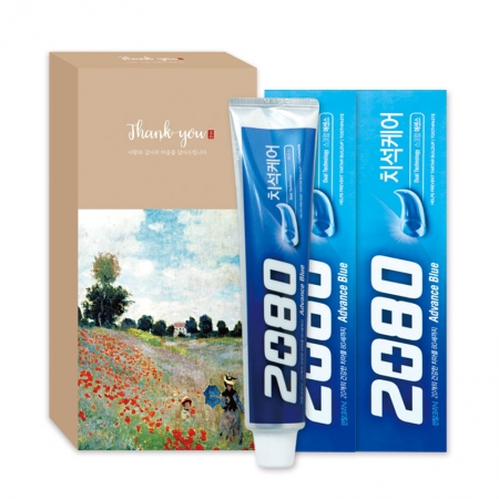 애경 2080 어드밴스 블루 치약 160G 2P #2