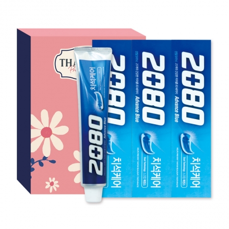 애경 2080 어드밴스 블루 치약 120g 3P #2