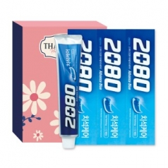 애경 2080 어드밴스 블루 치약 120g 3P