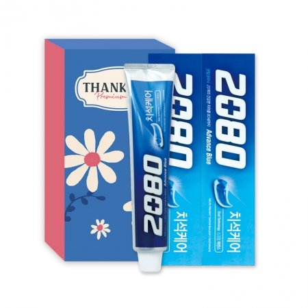 애경 2080 어드밴스 블루 치약 120G2P #2