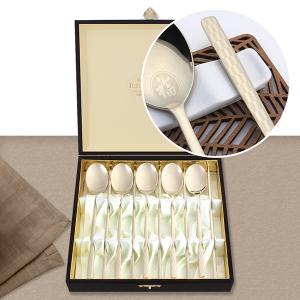 더블체크 티타늄수저 5벌 1217-C