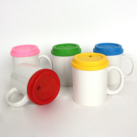 르네 화이트 컬러 뚜껑 머그 #2