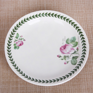 키친필 장미 원형 접시1p(8인치) // 국산