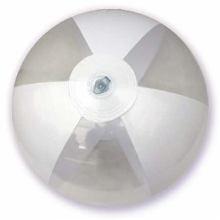 화이트 투명 6쪽 비치볼 #2