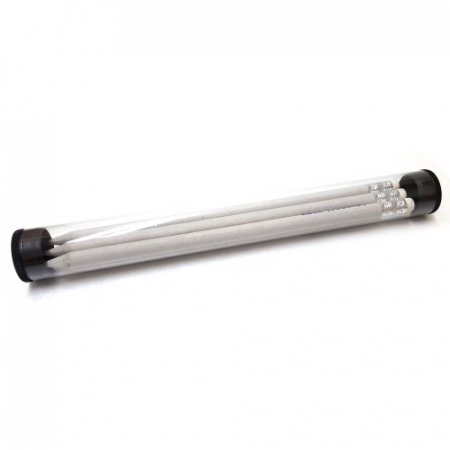 신문지 재생 연필 투명 원통 5P 세트 #3