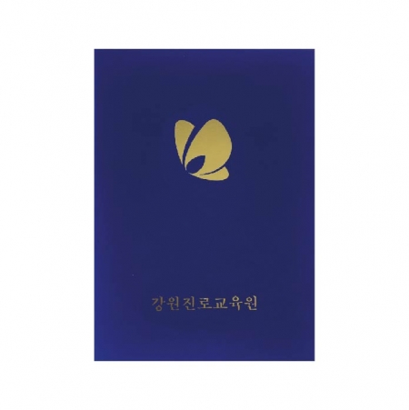 우단 상장 케이스 파랑색 #2