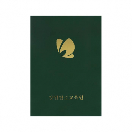 우단 상장 케이스 녹색 #2