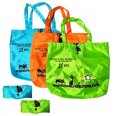 고양이 시장가방 46*36cm #2