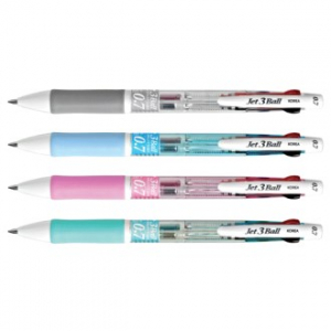 제트 3색 볼펜 0.7