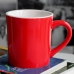 작은이미지: 모던 엔젤 머그- 레드 #2