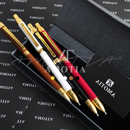 [아모티아] 스텔링골드 금속 볼펜 #2