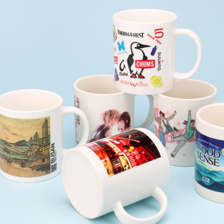 포토머그 직선 화이트 머그컵 390ml #2