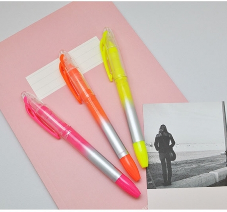 크리스탈 국산 잉크 형광펜 #3