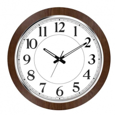 500원목 크롬링시계