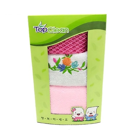 행복세트 1호 극세사,순면 행주, 망사,스폰지 수세미 #2